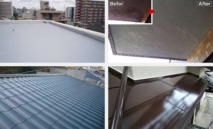 屋根・屋上防水、塗装
